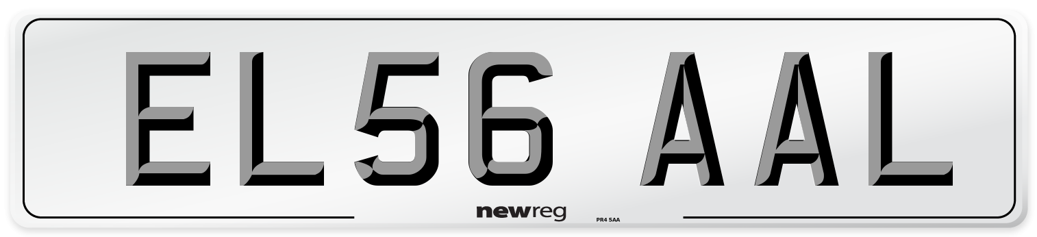 EL56 AAL Number Plate from New Reg